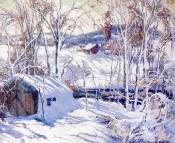 Winter Scene Artwork by Charles Reiffel