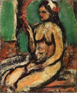 Small Nude Artwork by Georges Rouault