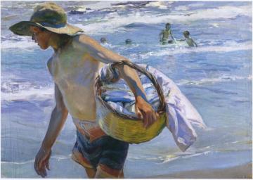 Fisherman in Valencia Artwork by Joaquin Sorolla y Bastida