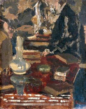 Still Life In Morton Sand's Dining Room Artwork by Walter Richard Sickert