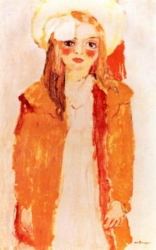 Portrait Of Dolly In A Hat Artwork by Kees Van Dongen