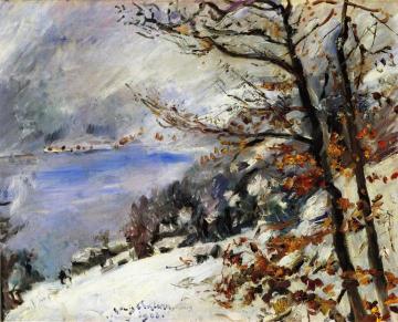 The Walchensee in Winter Artwork by Lovis Corinth