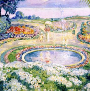 The Flower Garden Artwork by Henri Lebasque