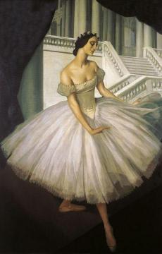 Portrait Of Ballerina Anna Pavolva Artwork by Alexander Evgenievich Yakovlev