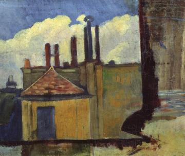 Roof Tops in Paris Artwork by Paul Serusier