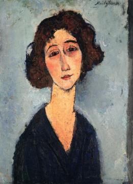 Young Woman Artwork by Amedeo Modigliani