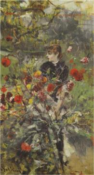 The Summer Roses Artwork by Giovanni Boldini