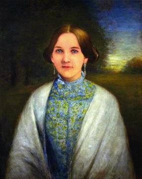 Lady In A Shawl Artwork by George Van Millett