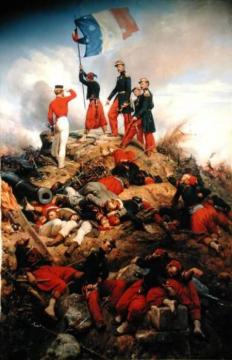 The Taking Of The Malakoff Redoubt Artwork by Horace Vernet