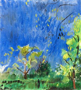 Stormy Sky Artwork by Cuno Amiet