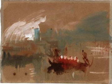 Venice, Moonlight Artwork by Joseph Mallord William Turner