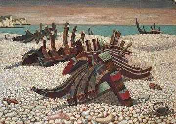 Requiescat Artwork by Edward Wadsworth