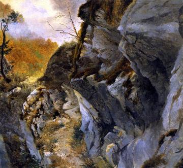 At Handeck Artwork by Alexandre Calame