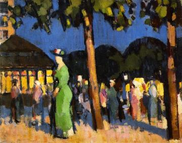 Carrefour de l'Observatoire Artwork by John Duncan Fergusson