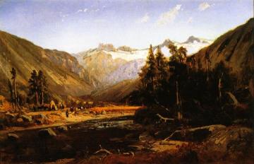 Mount Lyell, California Sierra Artwork by William Keith