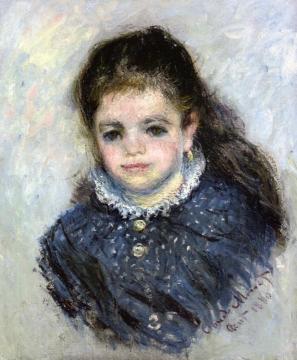 Portrait of Jeanne Serveau Artwork by Claude Oscar Monet