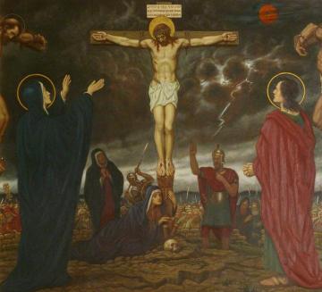 Jesus Dies upon the Cross Artwork by Edward Arthur Fellowes Prynne