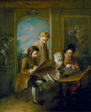 The Young Artists Artwork by Philippe Mercier