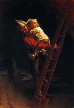 The Rescue Artwork by Thomas Waterman Wood