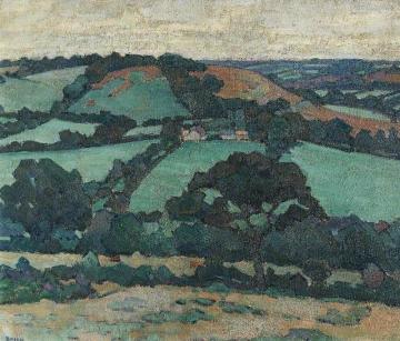 Brimley Hill, Devon Artwork by Robert Bevan