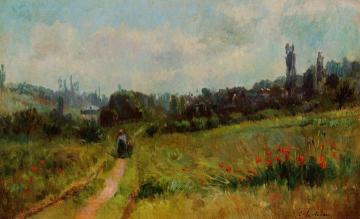 Vetheuil Path, Morning Effect Artwork by Albert Lebourg