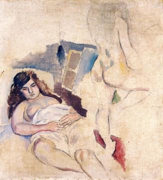 Feminin Nudes Artwork by Jules Pascin
