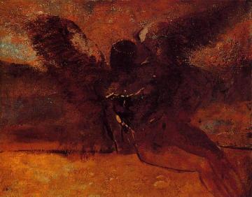 The Fall of Icarus Artwork by Odilon Redon