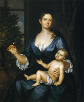 Mrs. Francis Brinley and Son Francis Artwork by John Smibert