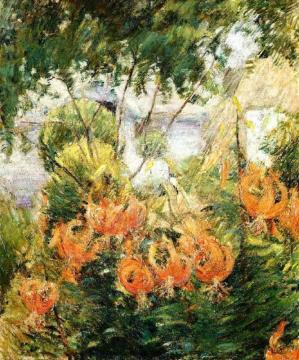 Tiger Lilies Artwork by John Twachtman