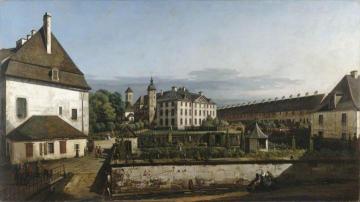 The Fortress Of Konigstein: Courtyard With The Brunnenhaus Artwork by Bernardo Bellotto