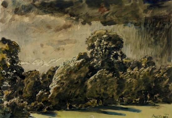 Landscape, The Storm Artwork by Frederick Brown