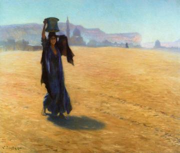 The Water Carrier Artwork by Ludwig Deutsch