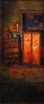 The Red Screne Artwork by Frederick McCubbin