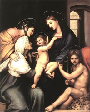 Madonna dell'Impannata Artwork by Raphael