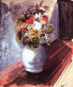 Still Life With Flowers Artwork by Maurice De Vlaminck