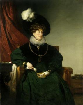 Cäcilie Freiin Von Eskeles Artwork by Friedrich von Amerling