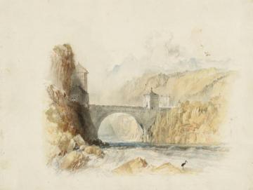 Rogers's 'italy' - St Maurice Artwork by Joseph Mallord William Turner