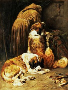 The Faith Of St Bernard Artwork by John Emms
