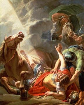 The Conversion Of St. Paul Artwork by Nicolas Bernard Lepicie