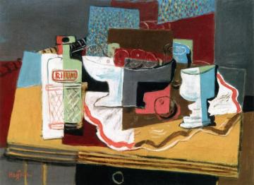 Still Life With A Bottle Of Rum Artwork by Henri Hayden