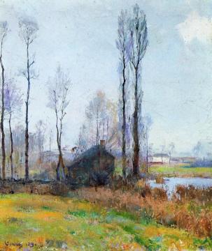 Moist Weather (france) Artwork by Robert Vonnoh