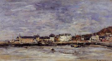 Trouville, the Port Artwork by Eugène-Louis Boudin