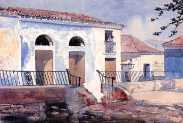 House, Santiago, Cuba Artwork by Winslow Homer