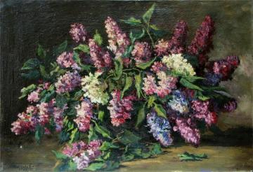 Lilac Artwork by Pyotr Konchalovsky