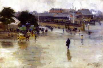 The Railway Station, Redfern Artwork by Sir Arthur Streeton