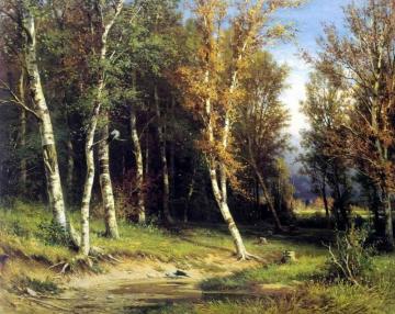Forest Before Thunderstorm Artwork by Ivan Ivanovich Shishkin