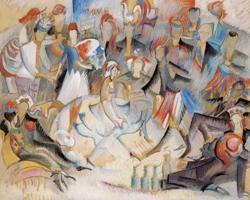Roulotte joyeuse Artwork by Alice Bailly