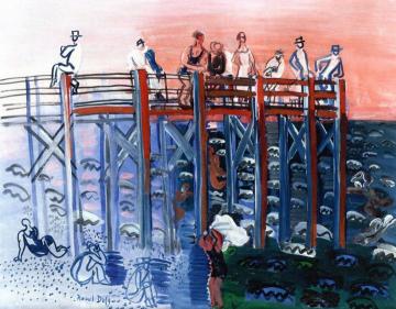 The Pier at Le Havre Artwork by Raoul Dufy