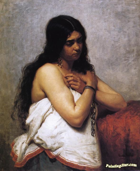 Quadroon Girl Artwork by Henry Mosler