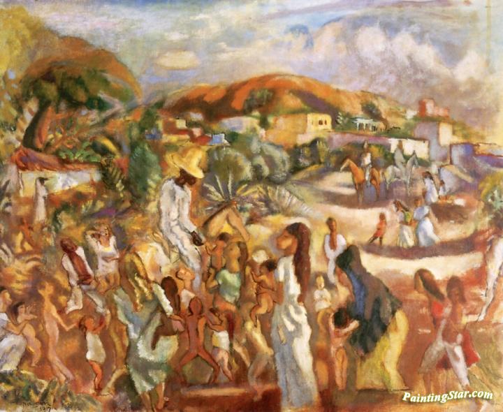 Landscape Artwork by Jules Pascin
